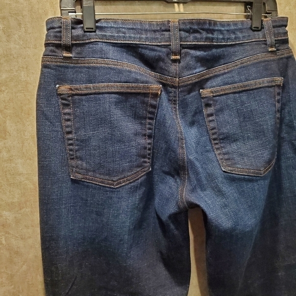 Eileen Fisher Organic Cotton Mid- Rise Straight Leg Jeans - Picture 4 of 5